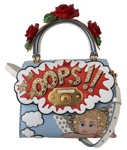 Multicolor Oops Roses Crystal Crossbody WELCOME Leather