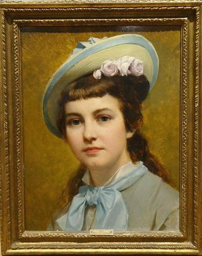 Girl Portrait "Olga" Oil Painting