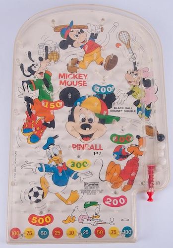 Plastic Disney Pinball Toy