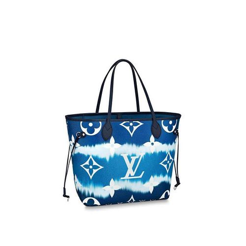 Louis Vuitton Escale Neverfull MM Blue Tye Dye Limited