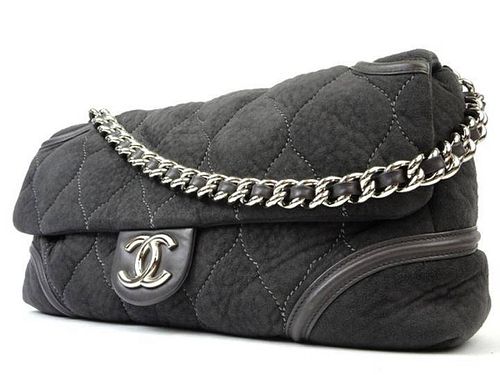 Chanel Quilted Shearling Flap