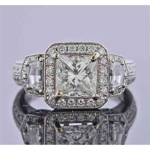 Simon G GIA 1.50ct J VS1 Diamond Engagement Ring