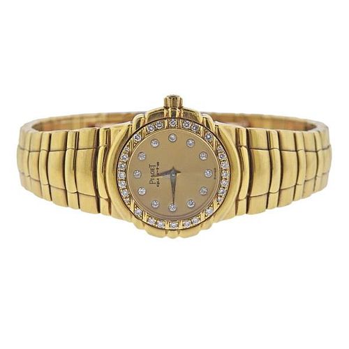 Piaget Tanagra 18k Gold Diamond Lady&#39;s Watch