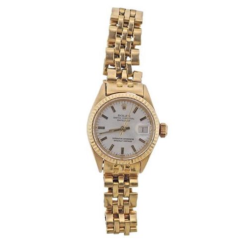 Rolex Datejust 18k Gold Lady&#39;s Watch ref. 6917