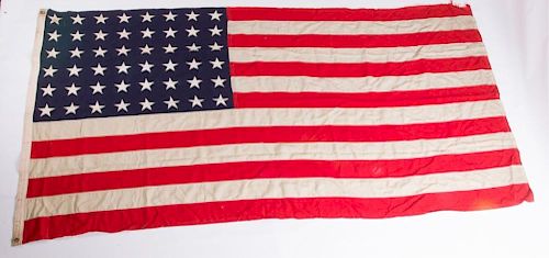 Hand-Stitched U.S. 48 Star Flag