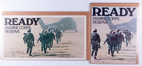 Marine Corps Reserve Posters, Two (2)