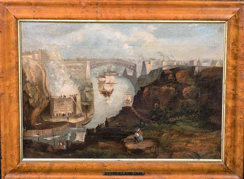 Sunderland River Oil Painting