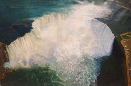 Niagara Falls Landscape Oil Painting