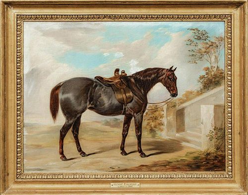 Strawberry Roan Hunter Oil Painting