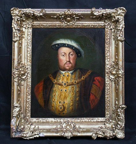Portrait Of King Henry VIII (1491-1447) Oil Painting