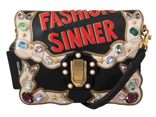 LUCIA Purse Leather Crystal Fashion Sinner Borse Bag