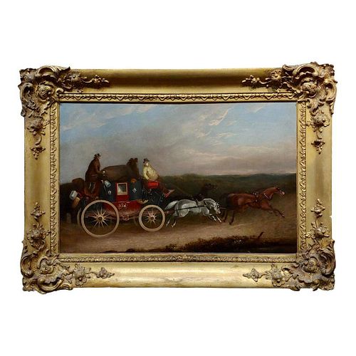 Royal Mail Coach Oil Painting