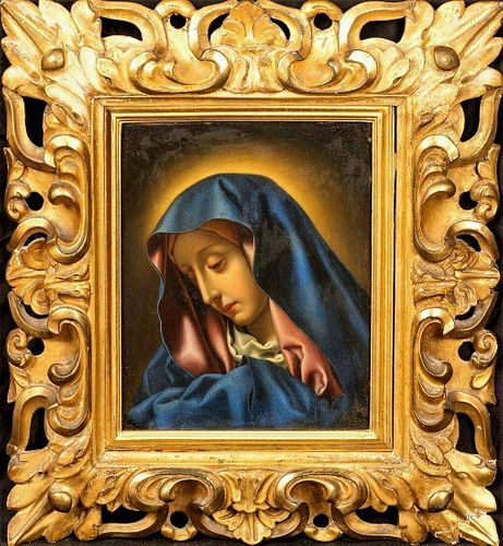 Madonna Icon Renaissance Oil Painting