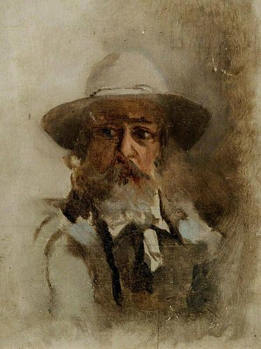 Portrait of Claude Monet Oil Painting