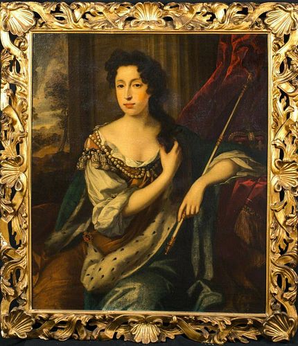 Portrait Of Mary Modena Oil Painting
