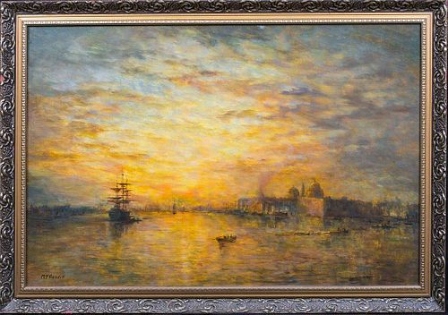 Thames River London Oil Painting