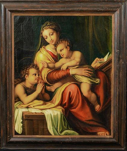 Virgin & Child Oil Painting