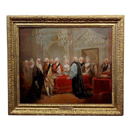 Duke and Duchess of York 1791 Marriage Oil Painting