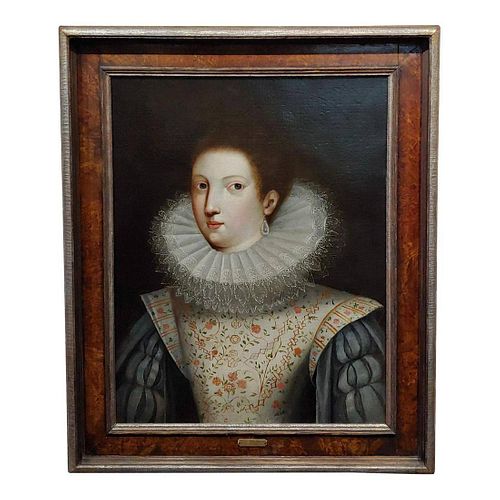 Portrait of an Aristocratic Woman Oil Painting