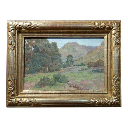 Eucalyptus Among the Hills Oil Painting