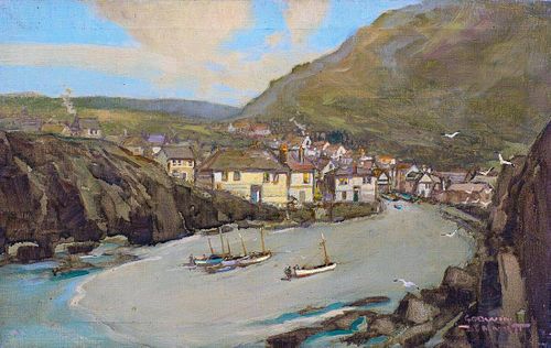 Port Isaac Cornwall Landscape Oil Painting