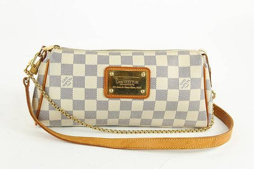 Louis Vuitton Damier Azur Pochette Eva 2way Bag