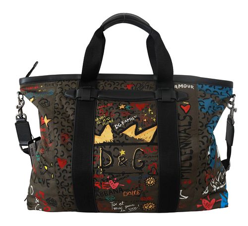 Brown #family Love Sicily Shoulder Handbag Nylon Bag