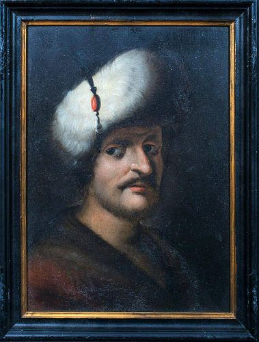 Portrait of A Persian Turkish Ruler Shah