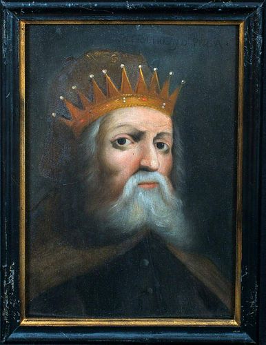 Portrait Of A Persian Turkish Ruler Shah