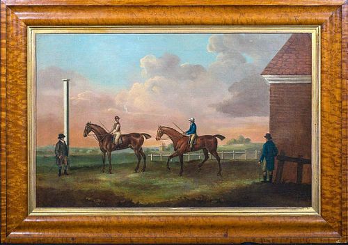 Horse Racing Hambletonian & Diamond Oil Painting