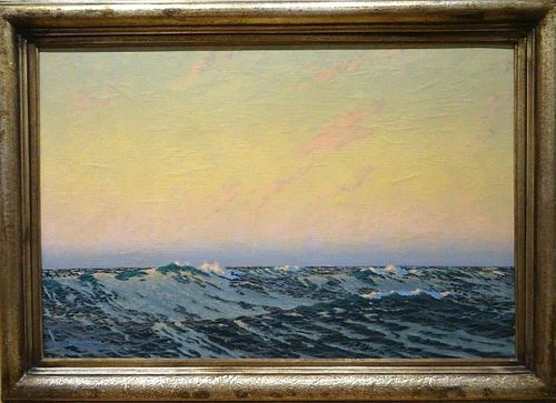 Sunset Seascape "Open Water" Oil Painting