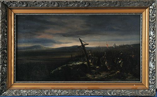 THE BATTLE OF WAGRAM OIL PAINTING