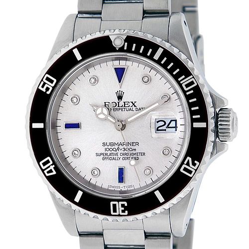 Rolex Mens Submariner 16610 Watch Stainless Steel