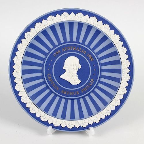 Australian interest: two Wedgwood limited edition plates. The first commemorating Captain Arthur Phi