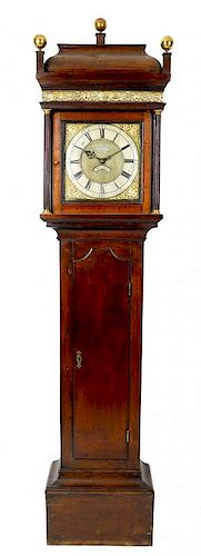 A George III oak cased 30-hour longcase clock. Henry Payton, Bromsgrove, circa 1760. The 11-inch squ