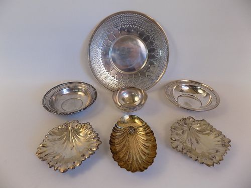 7 STERLING PLATES & BOWLS