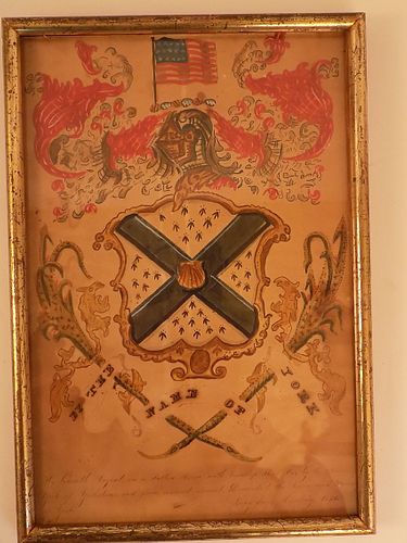 YORK COAT OF ARMS PAINTING