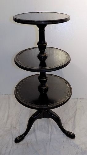 3 TIERED LACQUERED TABLE