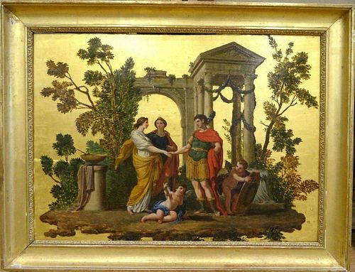 The Marriage Of Venus & Mars On Gold Leaf
