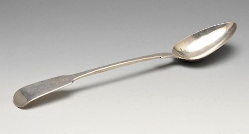 A George III silver Fiddle pattern serving spoon. Hallmarked Dublin 1812. Length measuring 12 3/4 in
