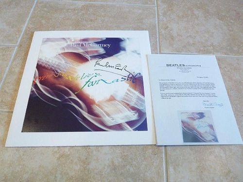 Paul McCartney Beatles Signed Tripping The Live Album