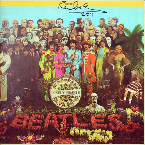 Paul McCartney "2011" Signed Sgt. Peppers Album Cover