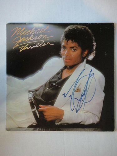 Michael Jackson Thriller Signed Album