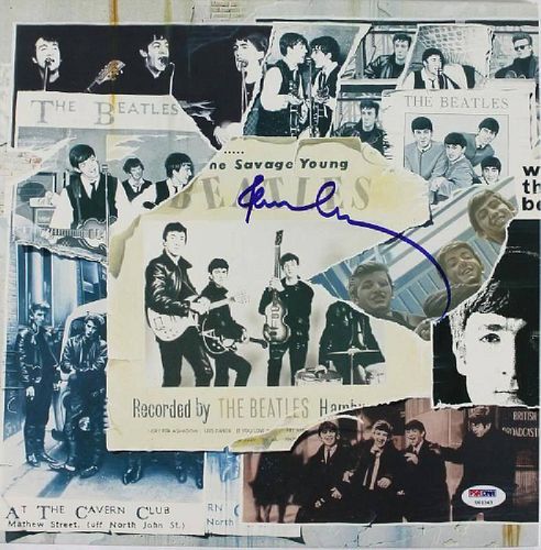 Paul Mccartney The Beatles Signed Album Cover