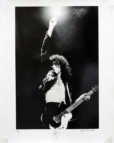 Jimmy Page Signed 16x20 Silver Gelatin Fine Art Print