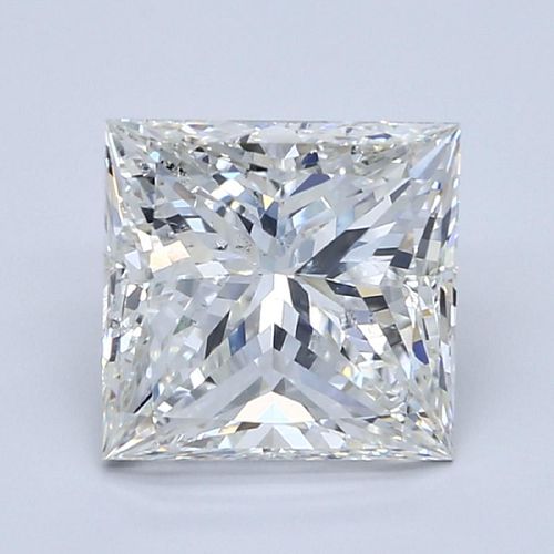 3.39-Carat Princess Cut Diamond