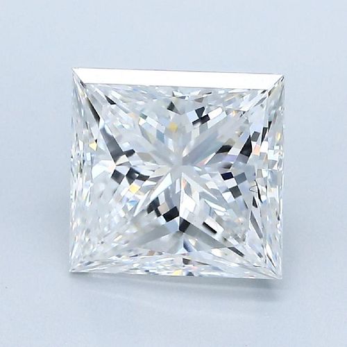 3.10-Carat Princess Cut Diamond