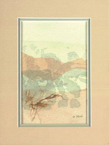 Washi landscape original Painting