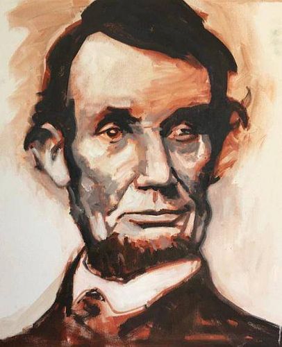 Lincoln Painting by Gerald Ross