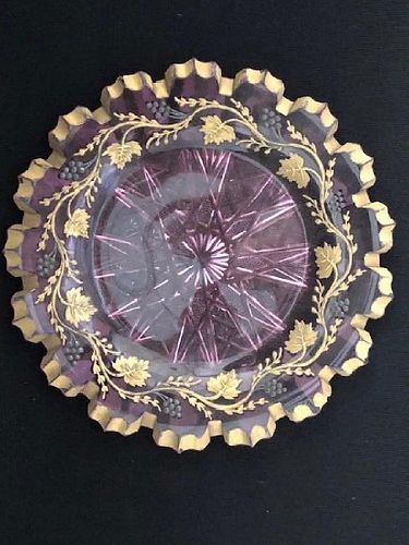 Bohemian Glass Plate